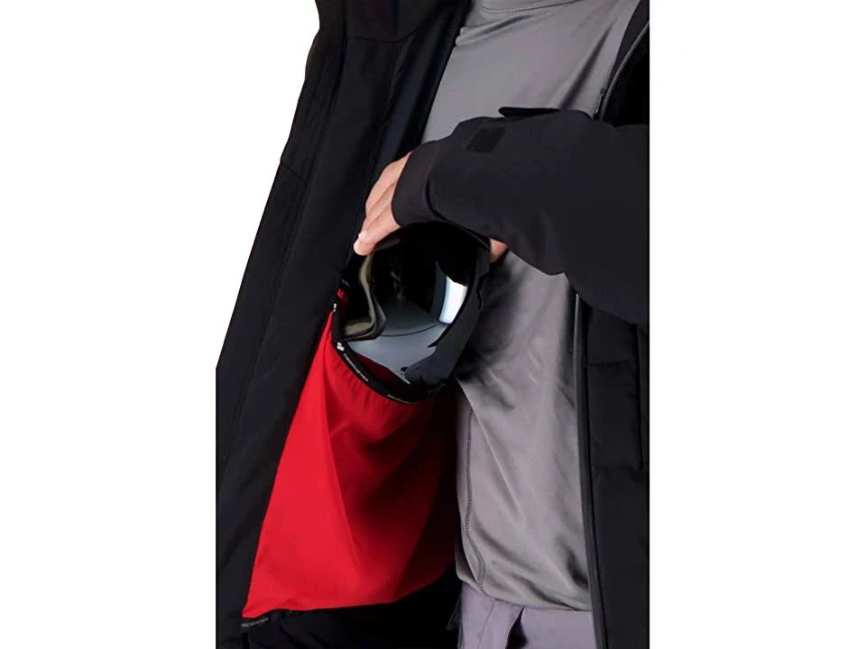 Mens Black Down Hybrid Jacket V92454