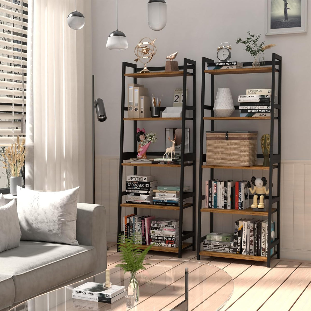 5 Tier Bamboo Book Shelf S106453