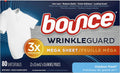 80 Count WrinkleGuard Dryer Sheets U91558