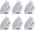 3 Inch LED RV Puck Light Full Aluminum Recessed Mount Down Light 12V Interior Light 4000K Cool White 6 Packs V80889