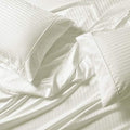 Ivory Cotton Blend 3PC Twin Extra Long XL Bed Sheets Set U354145
