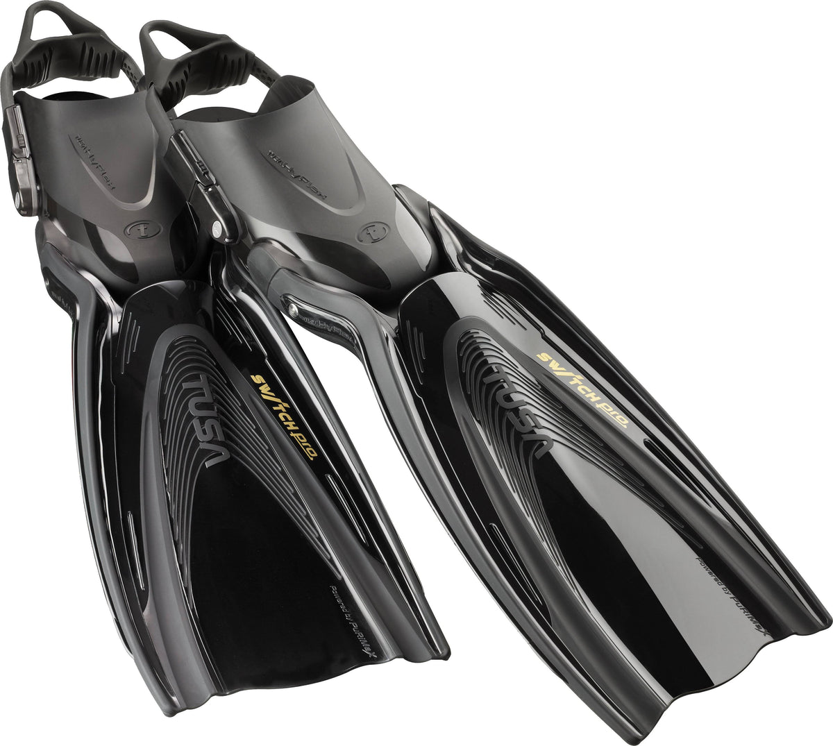 HyFlex Switch Pro Fins (Black, Large) A67345