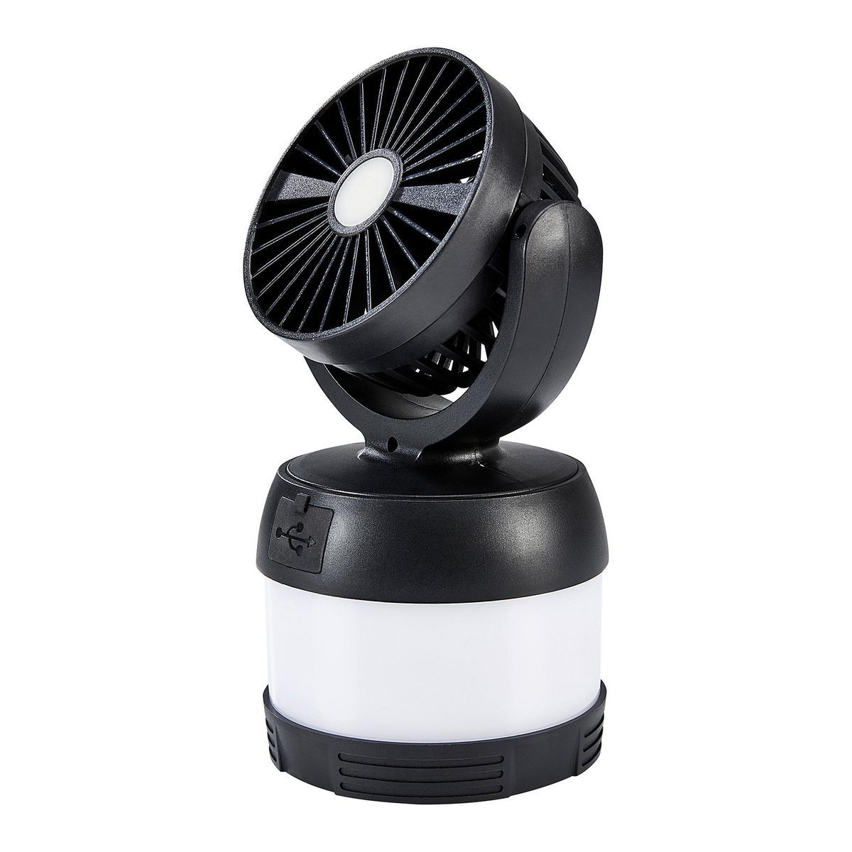 300 Lumen LED Rechargeable 3-in-1 Lantern, Fan, and Power Bank D2588