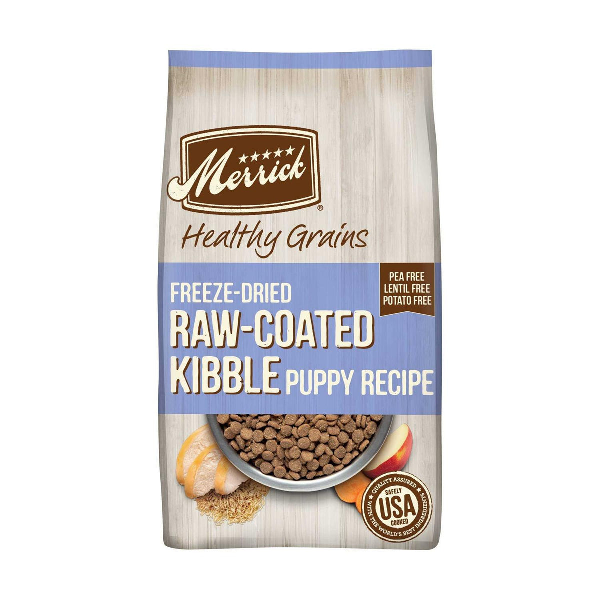 Healthy Grains Freeze Dried Raw Coated Dry Dog Food Puppy Recipe S7141