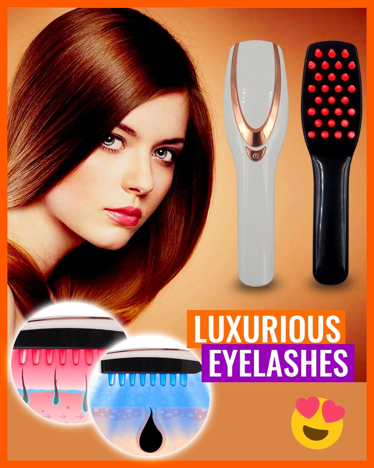 3 In 1 Electric Wireless Infrared Ray Massage Comb R259172
