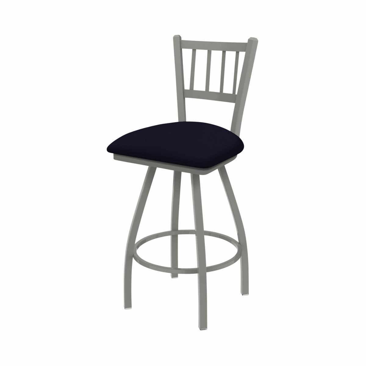 Swivel Counter Stool with Anodized Nickel Finish Y5624