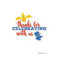 40-Pk Dinosaur Party Labels U855820