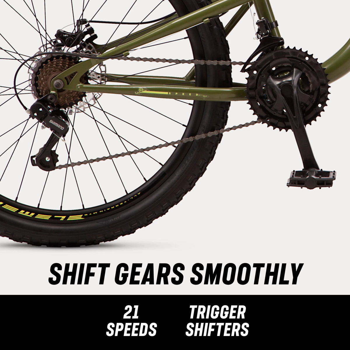 21 Speed 26-inch Green Mountain Bike R37804