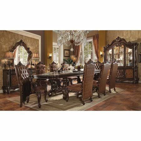 2-Tone Light Brown PU/Fabric Side Chair Set-2 X4117