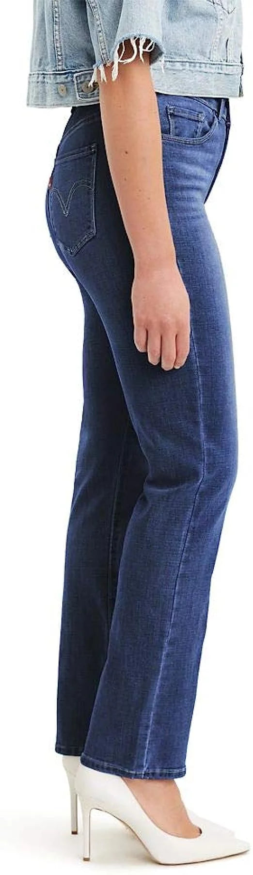 Women's Classic Mid Rise Straight-Leg Jeans K27047
