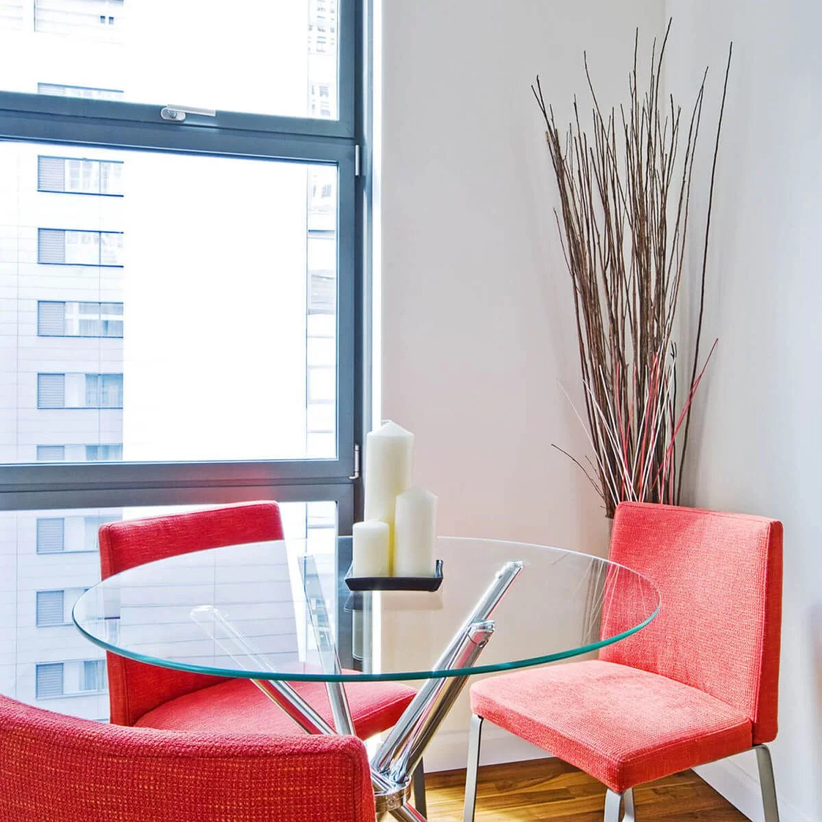 16 Inch Round Tempered Glass Table Top N570387