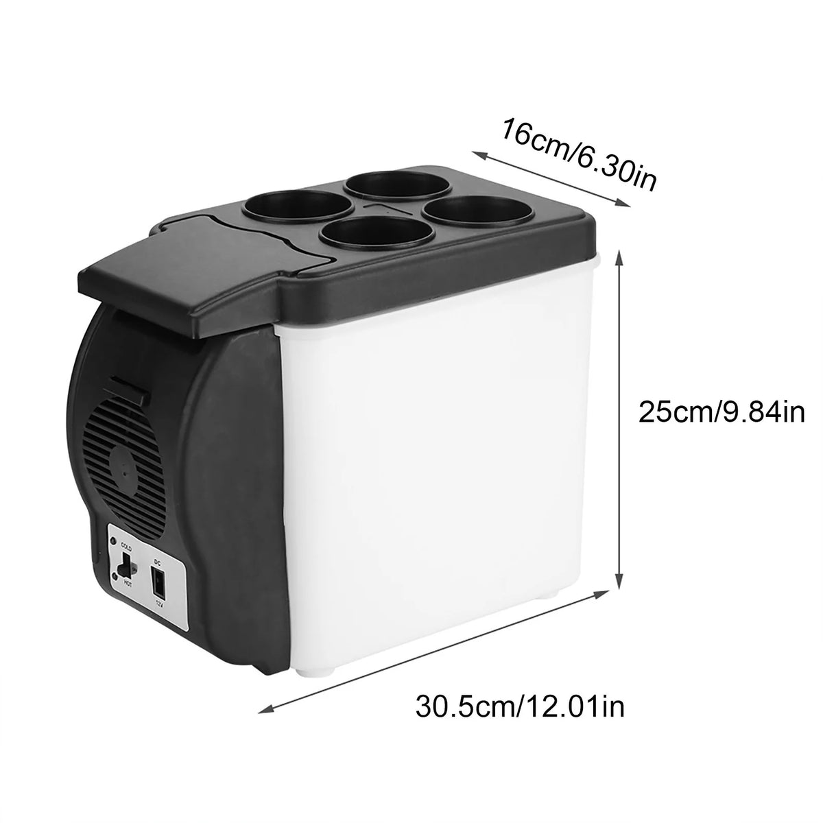 12V Portable Compressor Car Refrigerator Freezer Cooler A96548