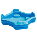 Blue Inflatable Family Swimming Pool 4 Seats Square T677804