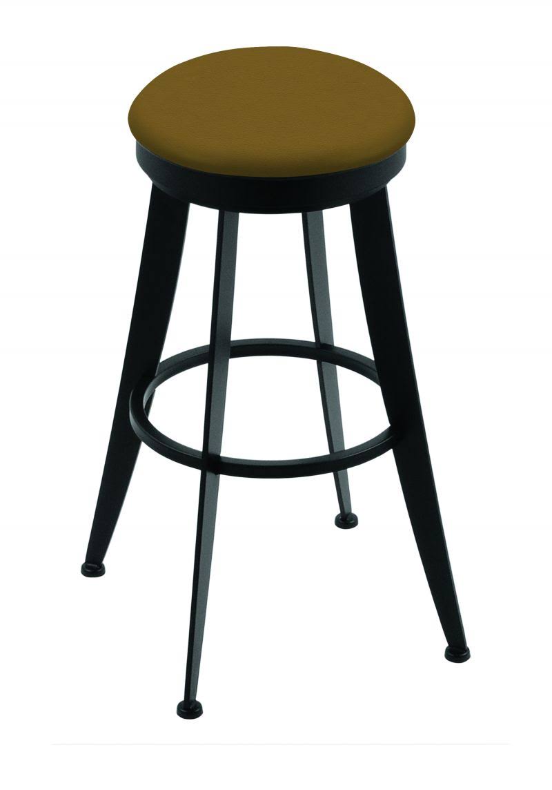 30x22 Swivel Bar Stool with Black Wrinkle Finish V5712