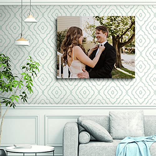 Custom Framed Canvas Prints with Photos, Personalized Picture to Canvas Wall Art (8" Wx10 H) X146