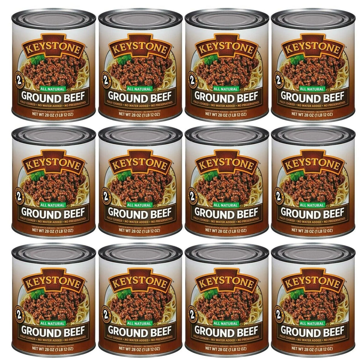 (12 Pack) Ground Beef 28 oz Can P67429