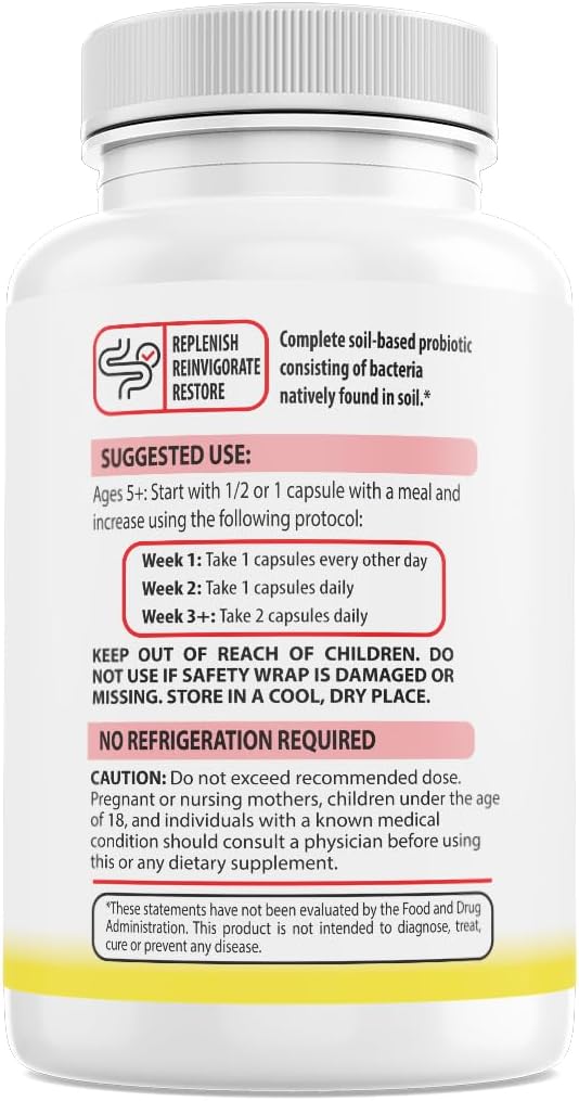 All-Natural Spore Based Probiotic, 180 Count N8049