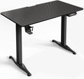 63 Inch L Shaped Electric Adjustable Height Desk Brown Walnut F423737