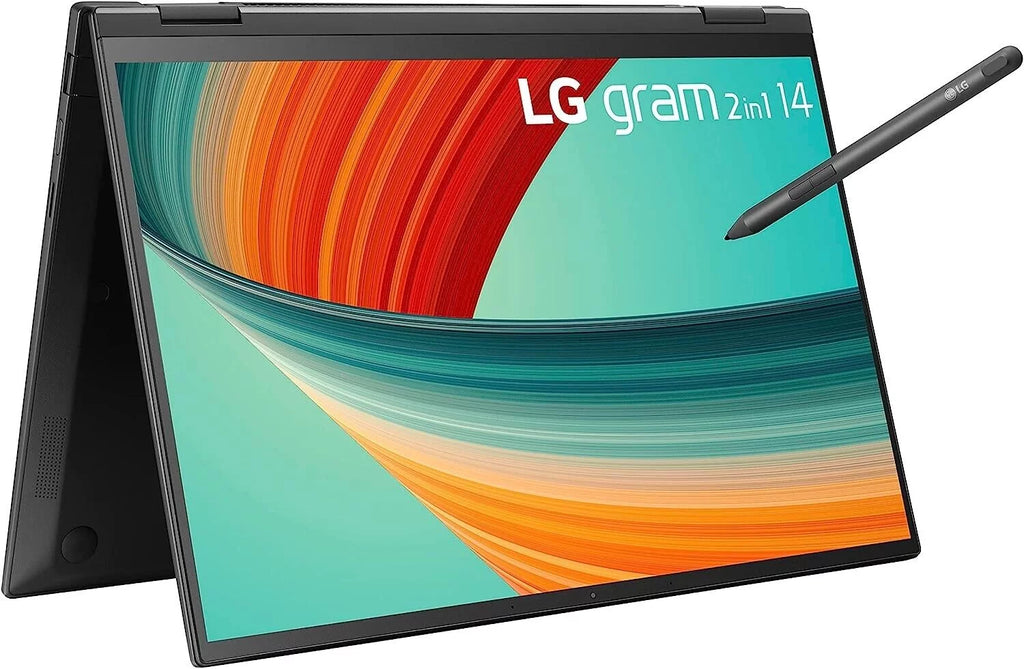 14” 2in1 Lightweight Laptop, Intel 13th Gen Core i7, 32GB RAM, 1TB SSD, Black J70848