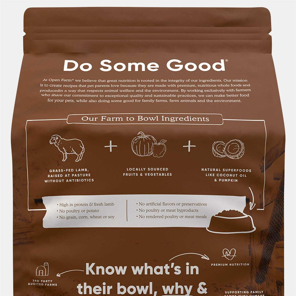 Grain Free Pasture Raised Lamb Dry Cat Food G37370