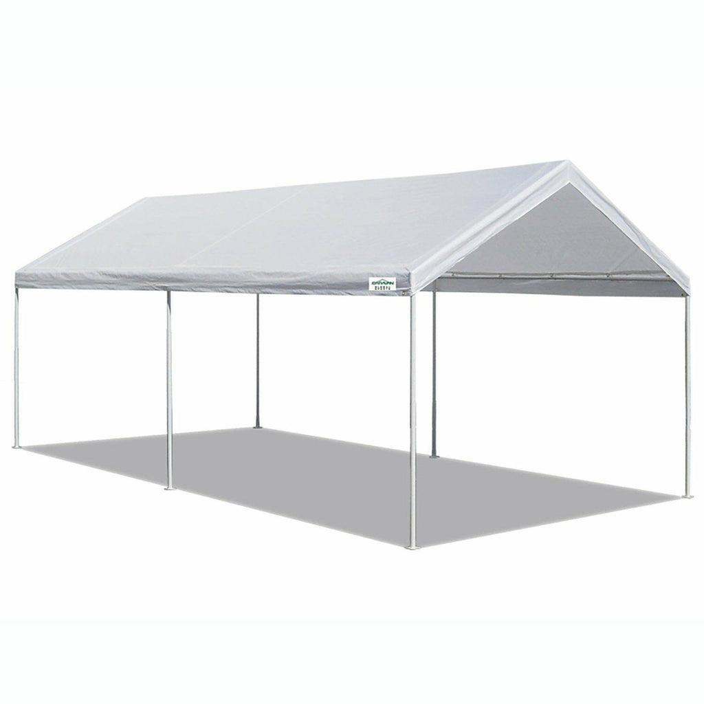 Heavy Duty 10 x 20 White Canopy Tent Carport A53374