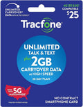 $25 Unlimited Talk Text 2GB Data 30 Day Smartphone Plan R938