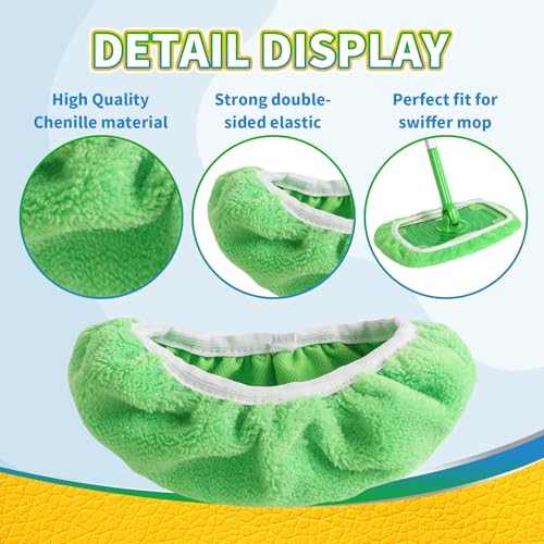 3 Pack Reusable Wet and Dry Mop Pads N517609