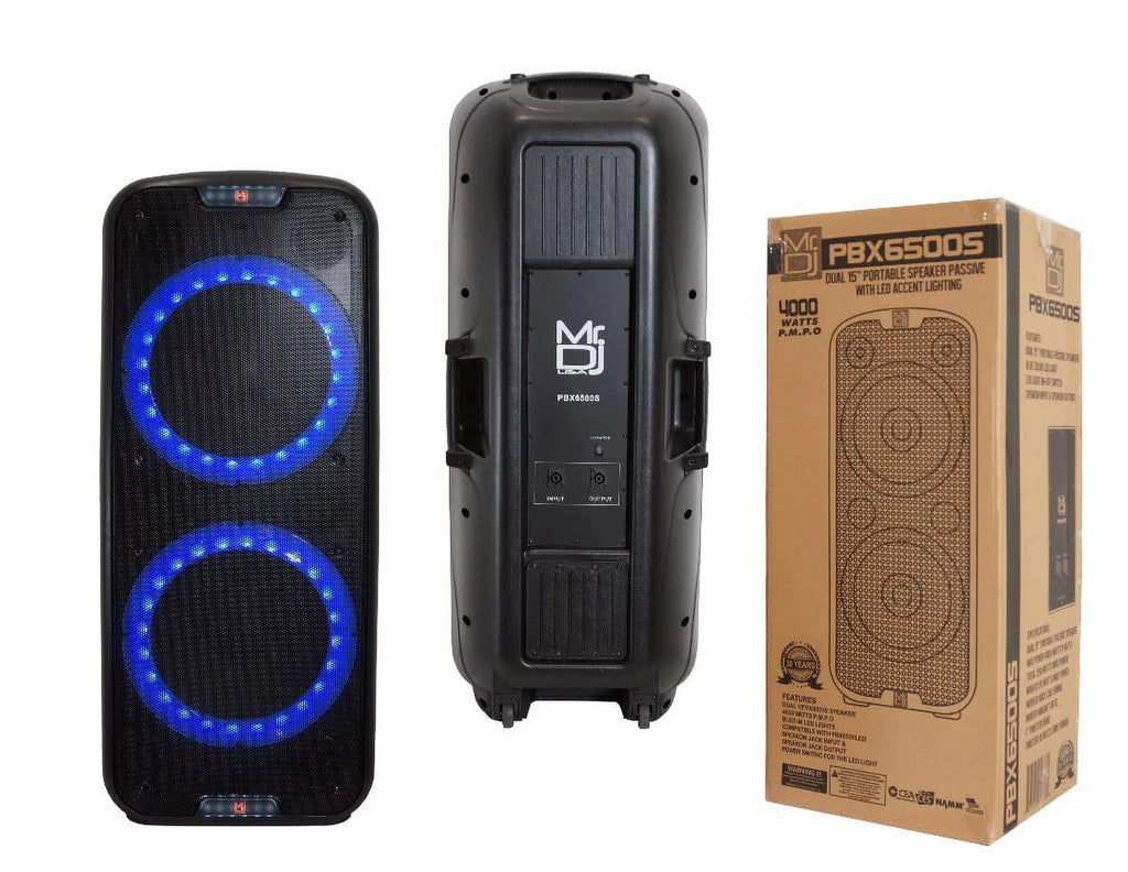 Dual 15” 3-Way Full-Range Passive PA Loudspeaker M24928
