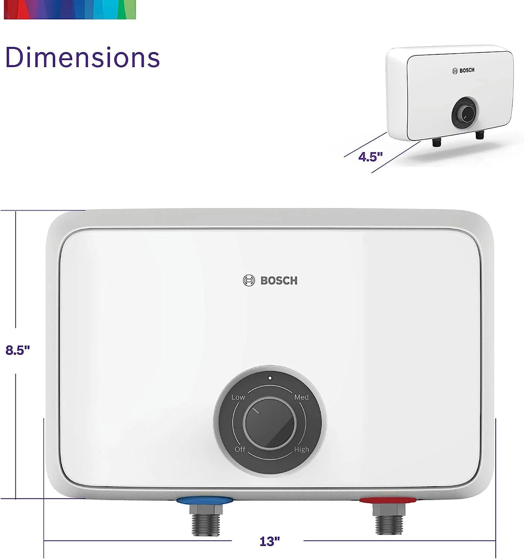 White 3.5 kW Electric Tankless Water Heater L821968