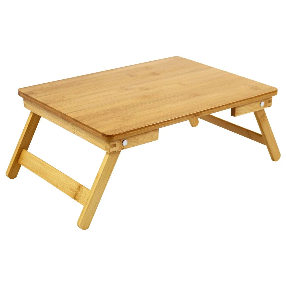 100% Bamboo Laptop Desk with Folding Legs T677