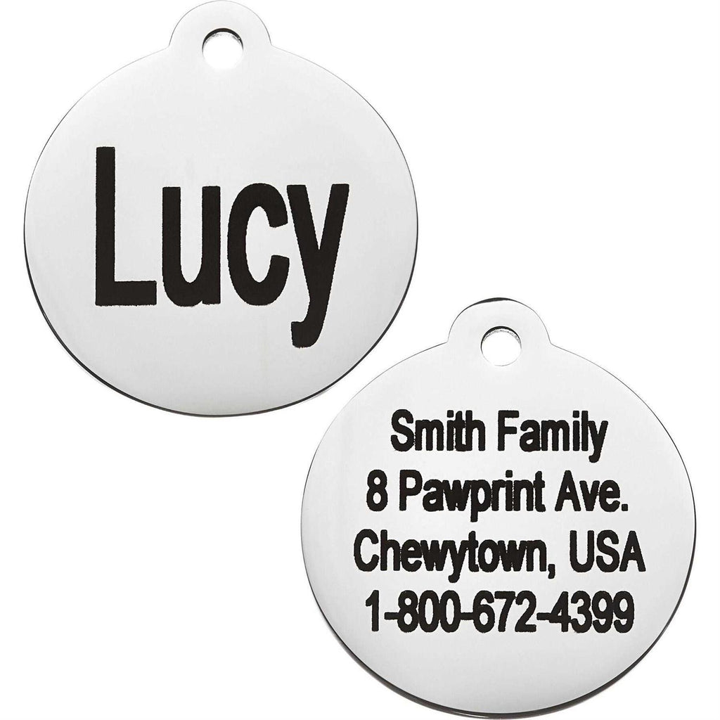 Stainless Steel Personalized Dog & Cat Tag V26458