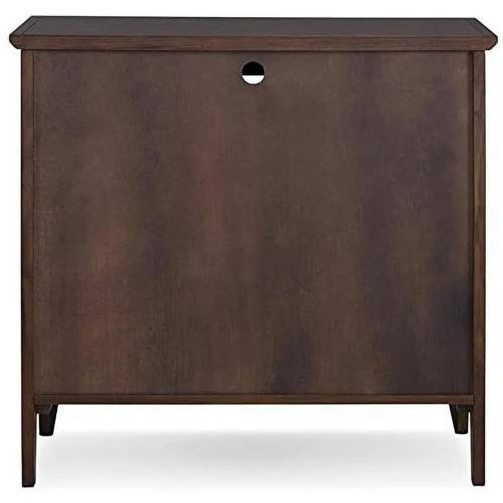 Chocolate Oak Curio Cabinet F45989