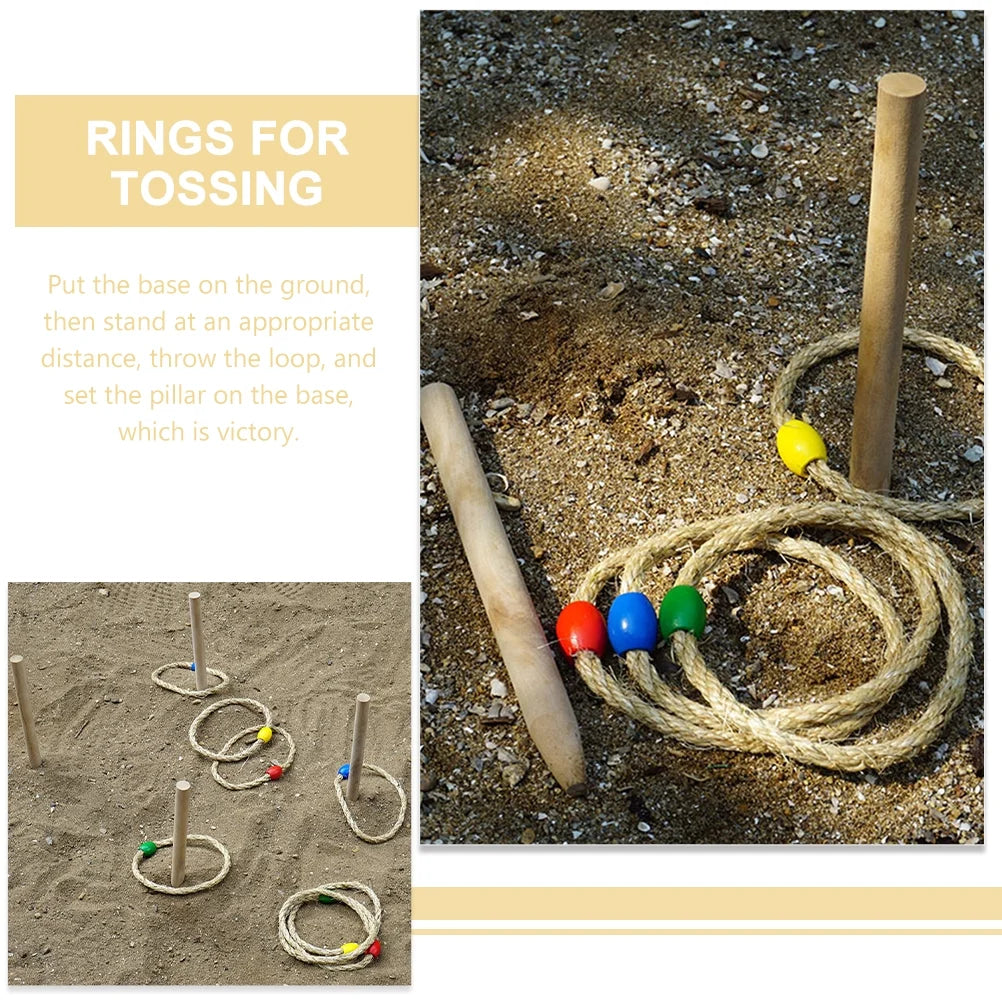 6-piece Rope Ring Throwing Game Set K946
